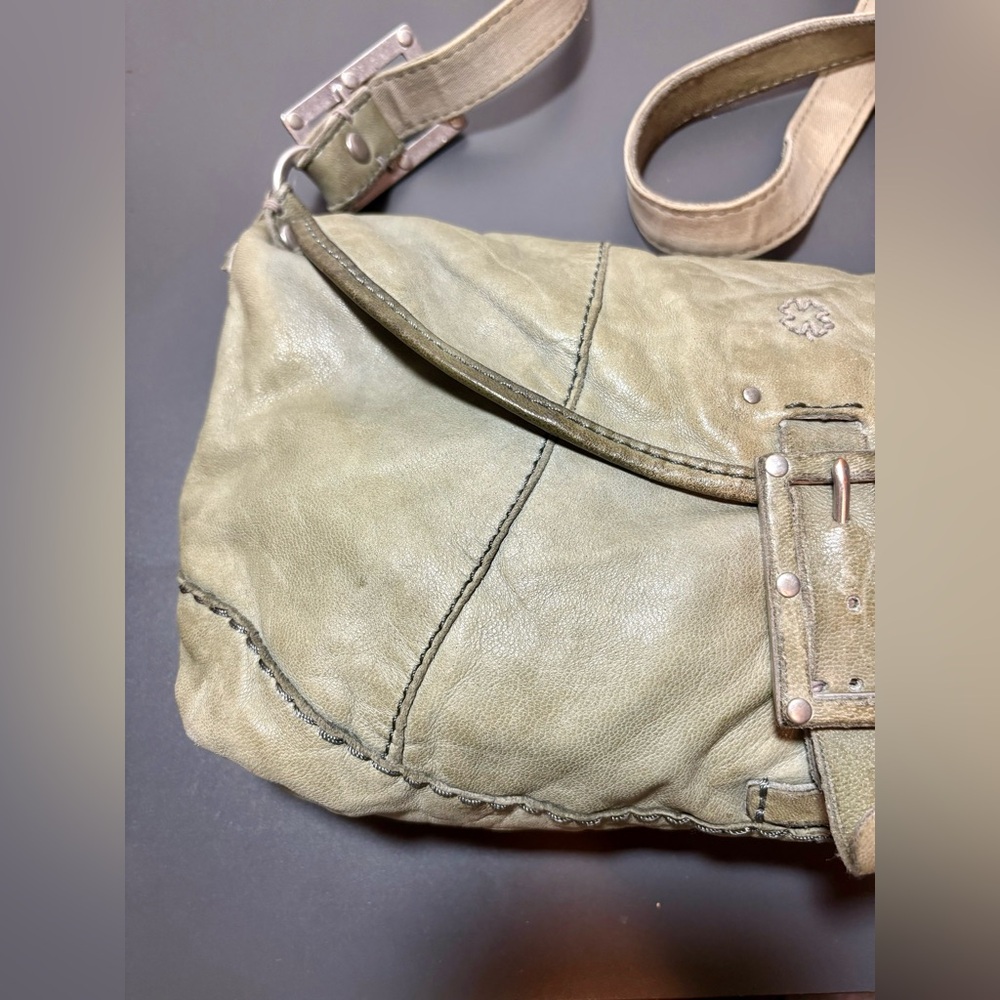 LUCKY BRAND Green Leather Crossbody Bag - Picture 3 of 7